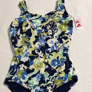 Lands End Tugless Swimsuit,  One Piece, 16W